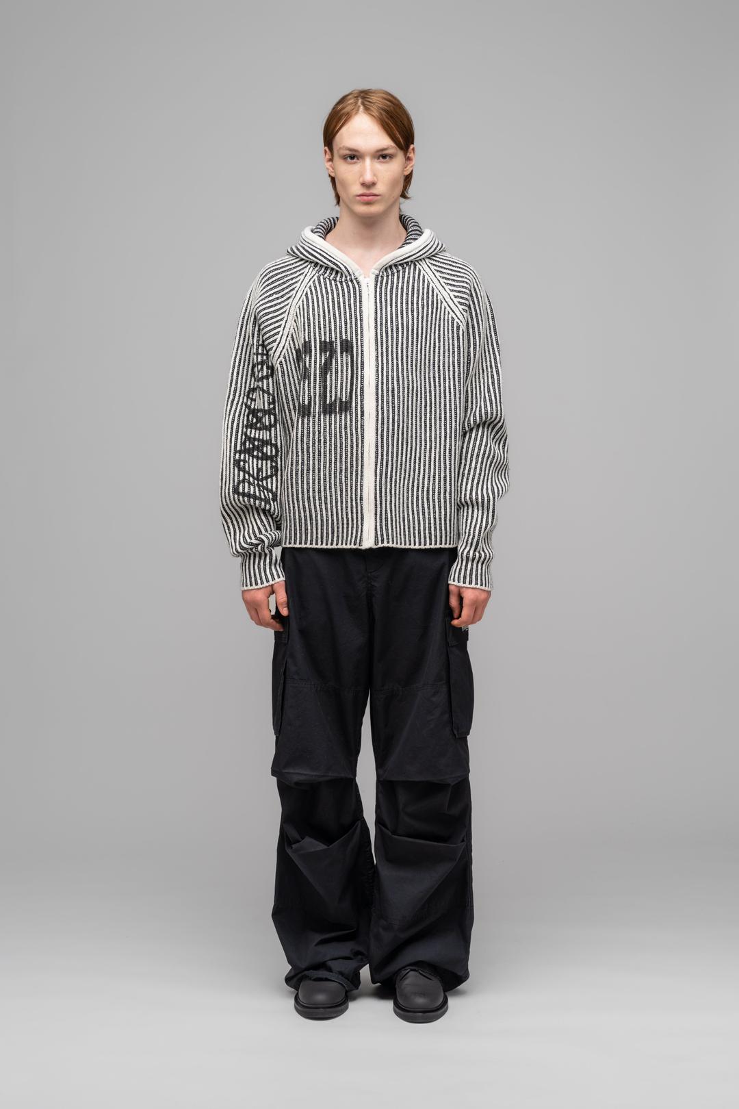 "CRUSADER" HOODED KNIT | 032c