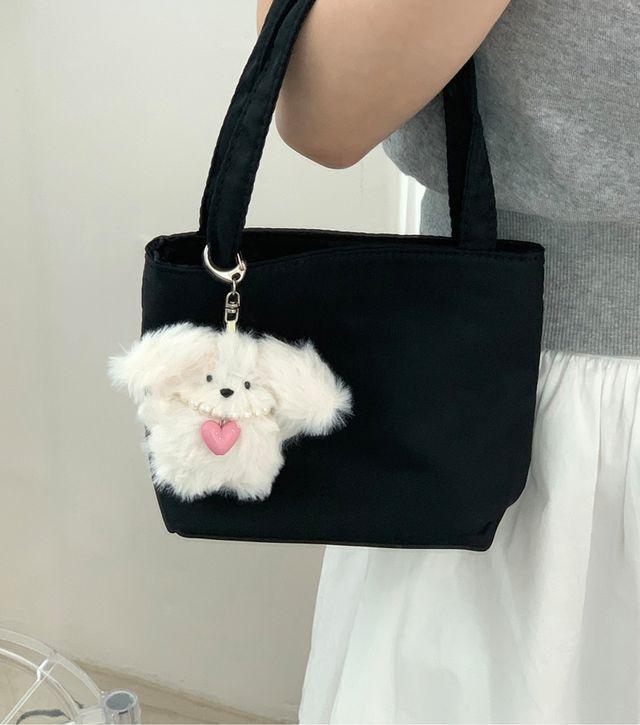 흰둥이 인형 키링