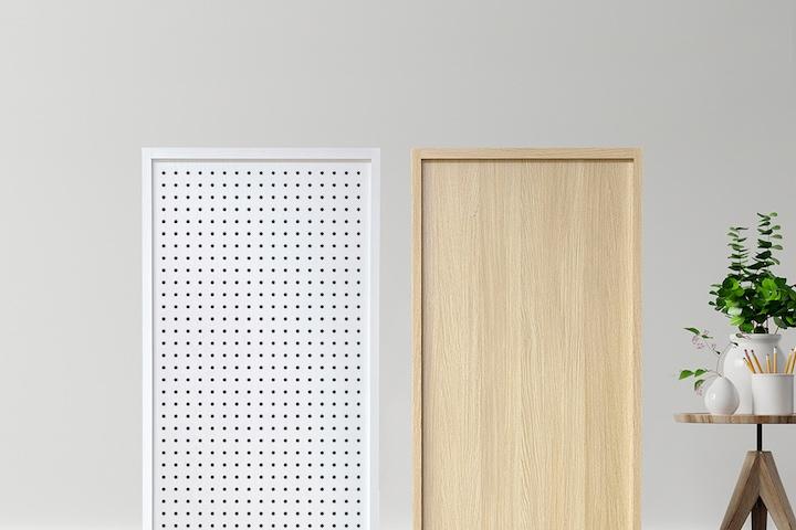 오리지널 스탠딩 타공 무타공 이동식 파티션 타공판  공간분리 가벽 가림막 칸막이 5size