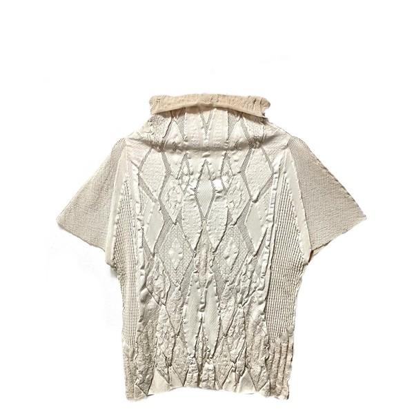 Tensel high neck top