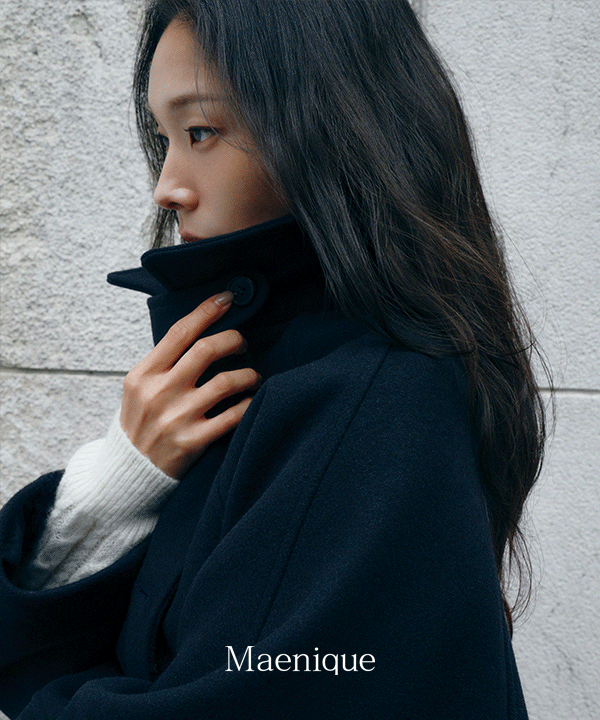 매니크 [MNQ] 보르도 오버핏 울 발마칸 코트 (UNISEX)