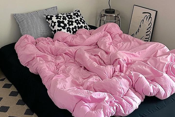 [12%쿠폰] 청량한 촉감 고밀도워싱 호텔이불 사과이불 차렵이불세트 10컬러