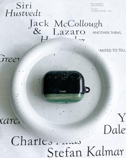 에어팟 / 버즈 숲 유광 하드 케이스