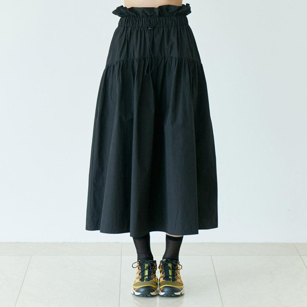 BANDING YORK SKIRT / BLACK