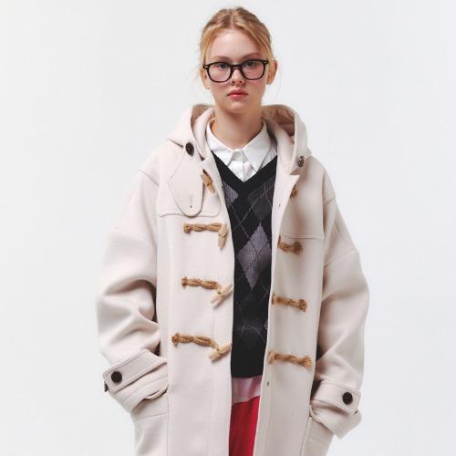 [11/14 예약배송]Oversized Duffle Coat(IVORY)
