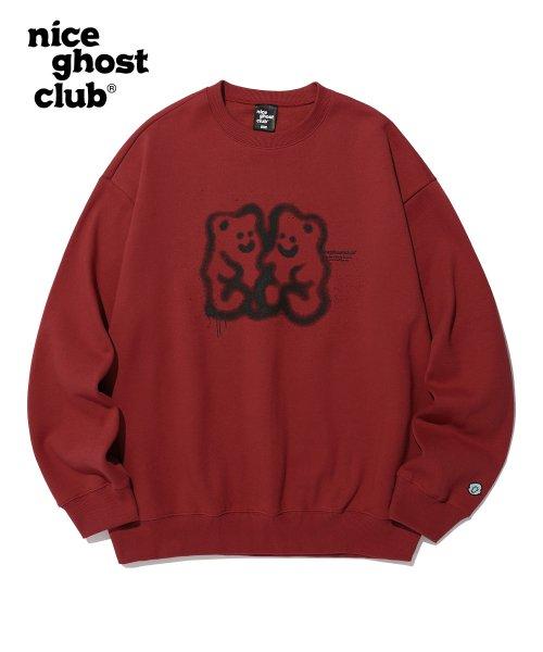 스프레이 구미 베어 스웻셔츠_레드(NG2CFUM444A)