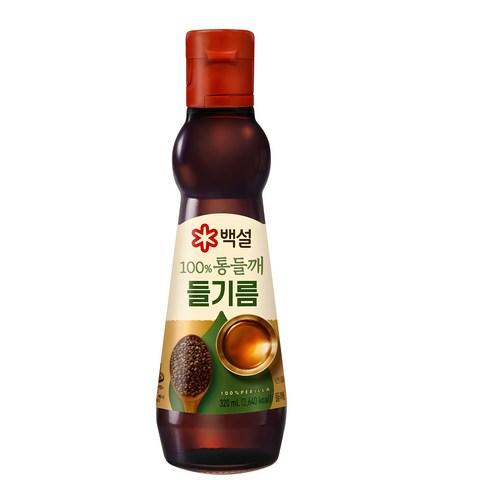 백설 100% 통들깨 들기름, 320ml, 1개 - 들기름 | 쿠팡