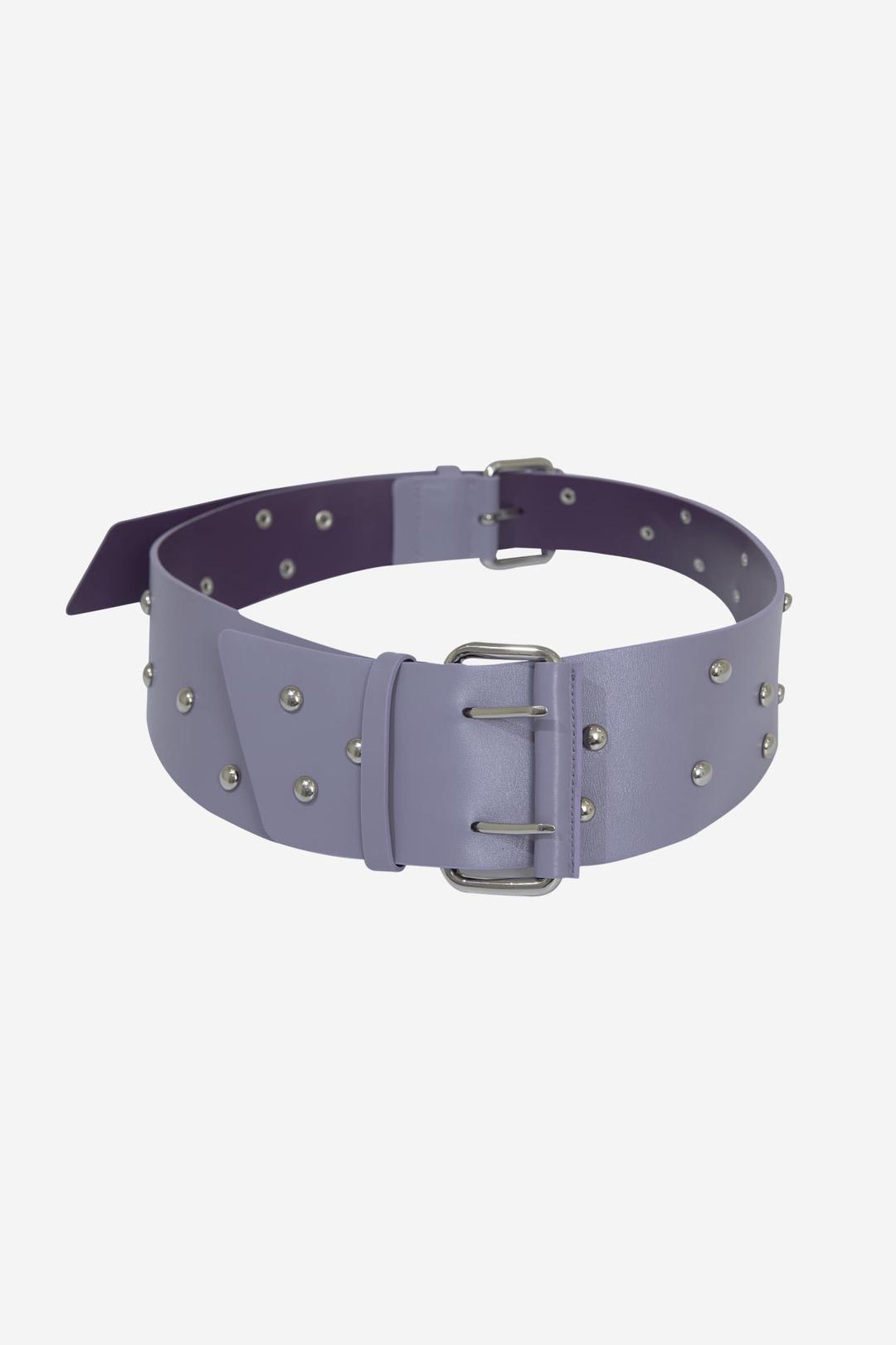TAPERED RIVET BELT / PURPLE