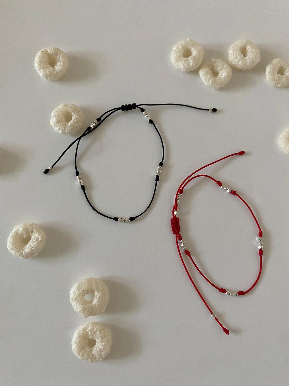 [92.5 silver] misanga bracelet (2color)