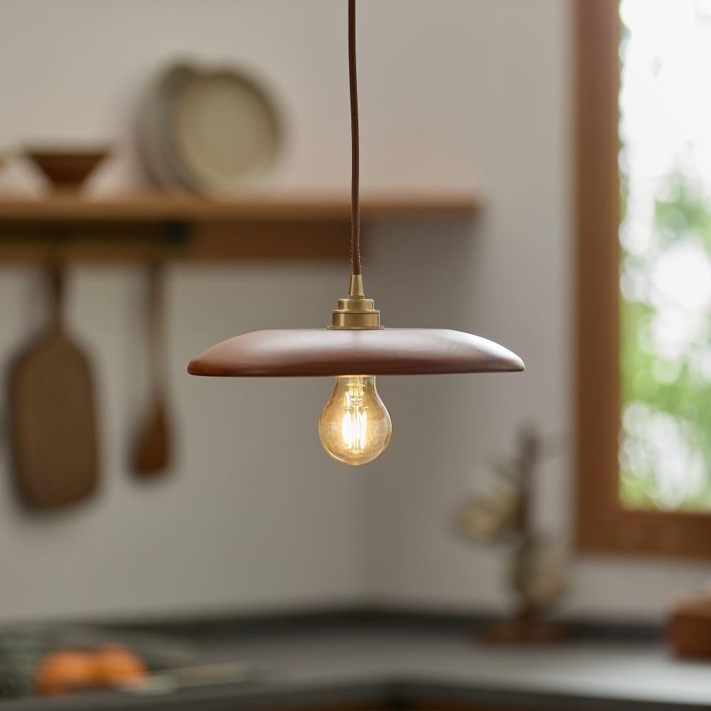 식탁조명 원목 펜던트 레일 카페 인테리어 식탁등 월넛우드 (소)