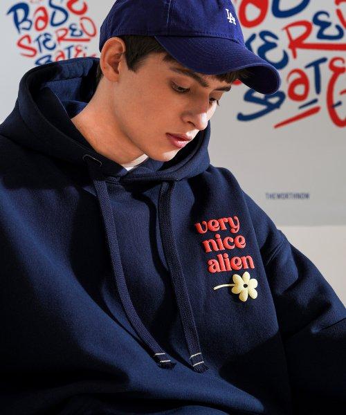 플라워베리 후드 네이비 JYHD3475