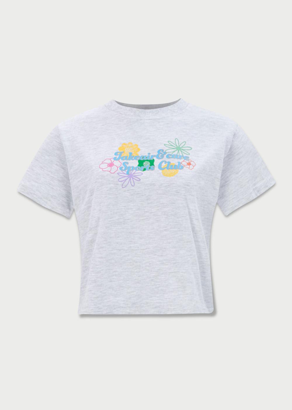 Flower Half-sleeve T-shirts