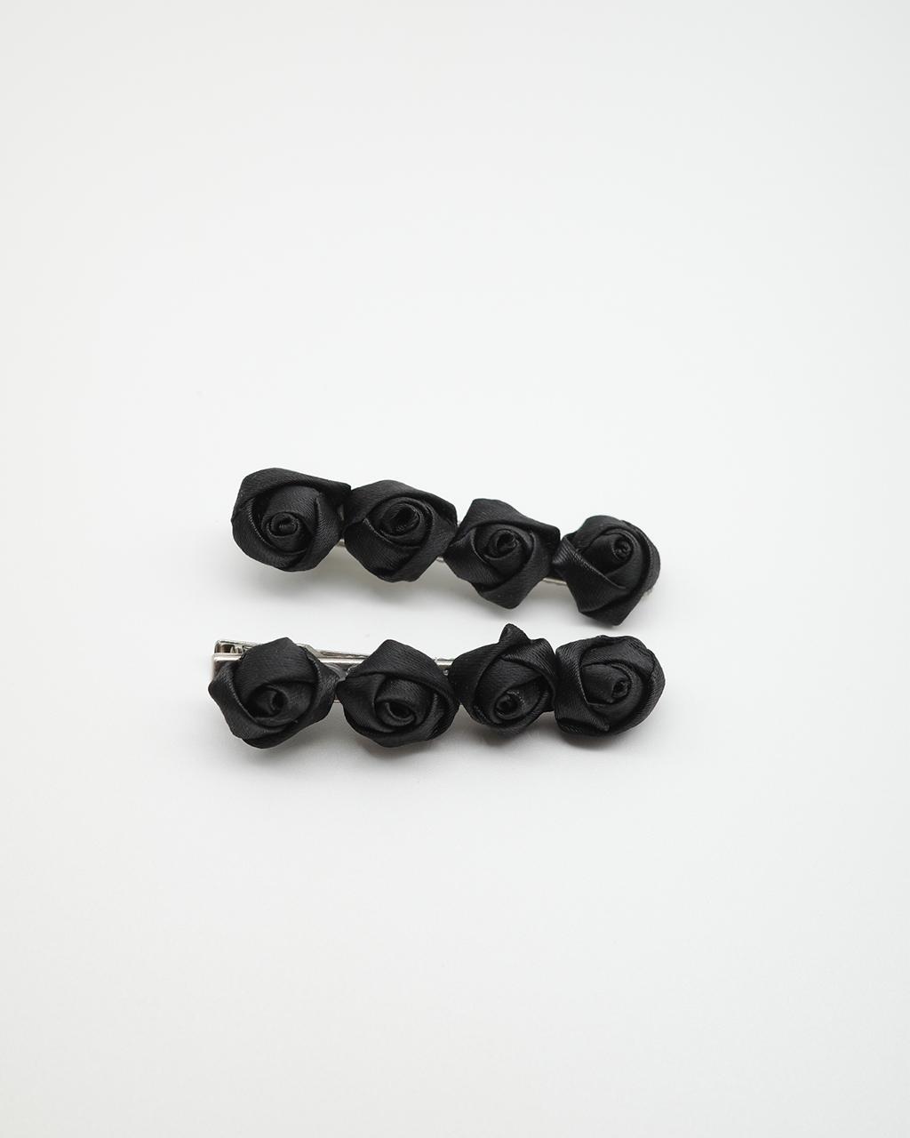 Ballerine Rose Hairpin (Black)