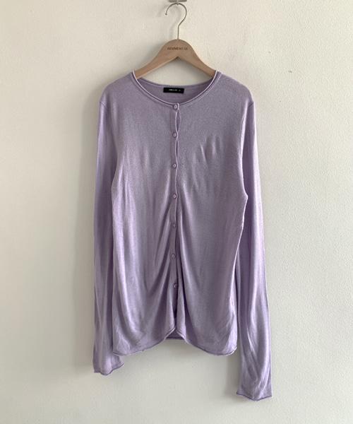 (Comme Ca Ism)Light Purple Long Cardigan