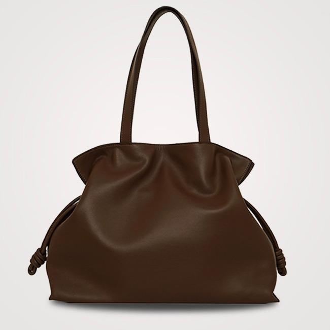 데일리 소가죽 복조리백