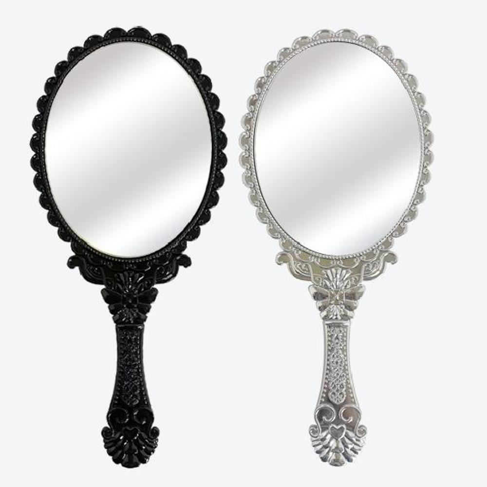 화장손거울 앤틱손거울 미니 메이크업 콤팩트 공주거울