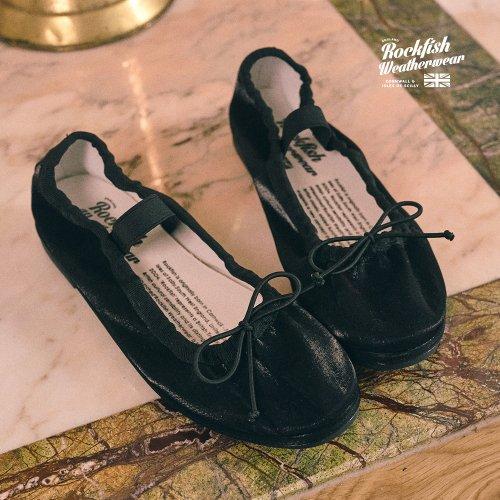 WISLEY SCRUNCH FLAT - BLACK
