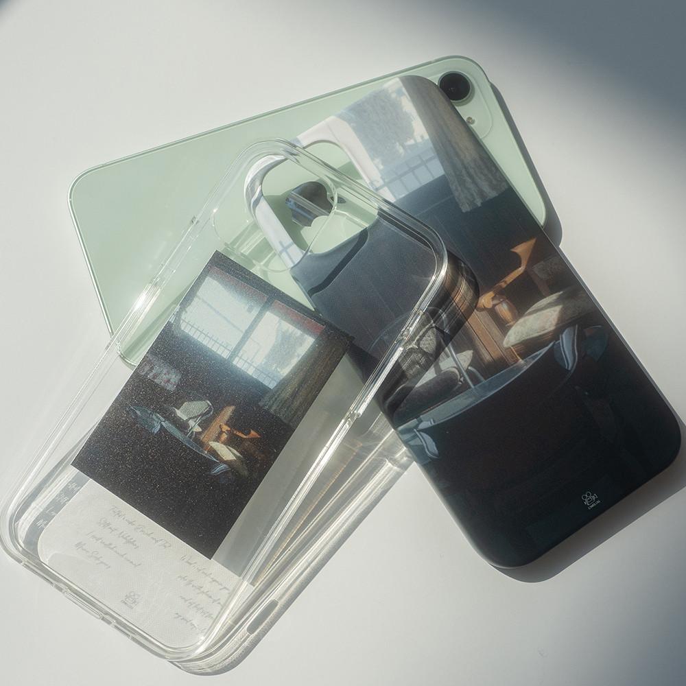 씨네로그 아이폰 필름사진 케이스 감성 TeaTime 티타임 무광하드 투명젤리