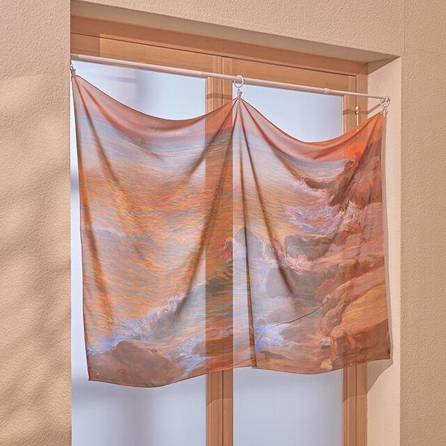 Sunset in Split 쉬폰 패브릭 포스터 / 명화 창문 가리개커튼(3size)