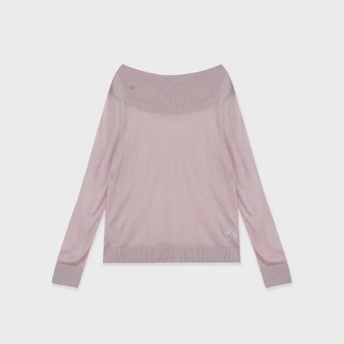 VIOLA OFF SHOULDER KNIT (DUSTY PINK)