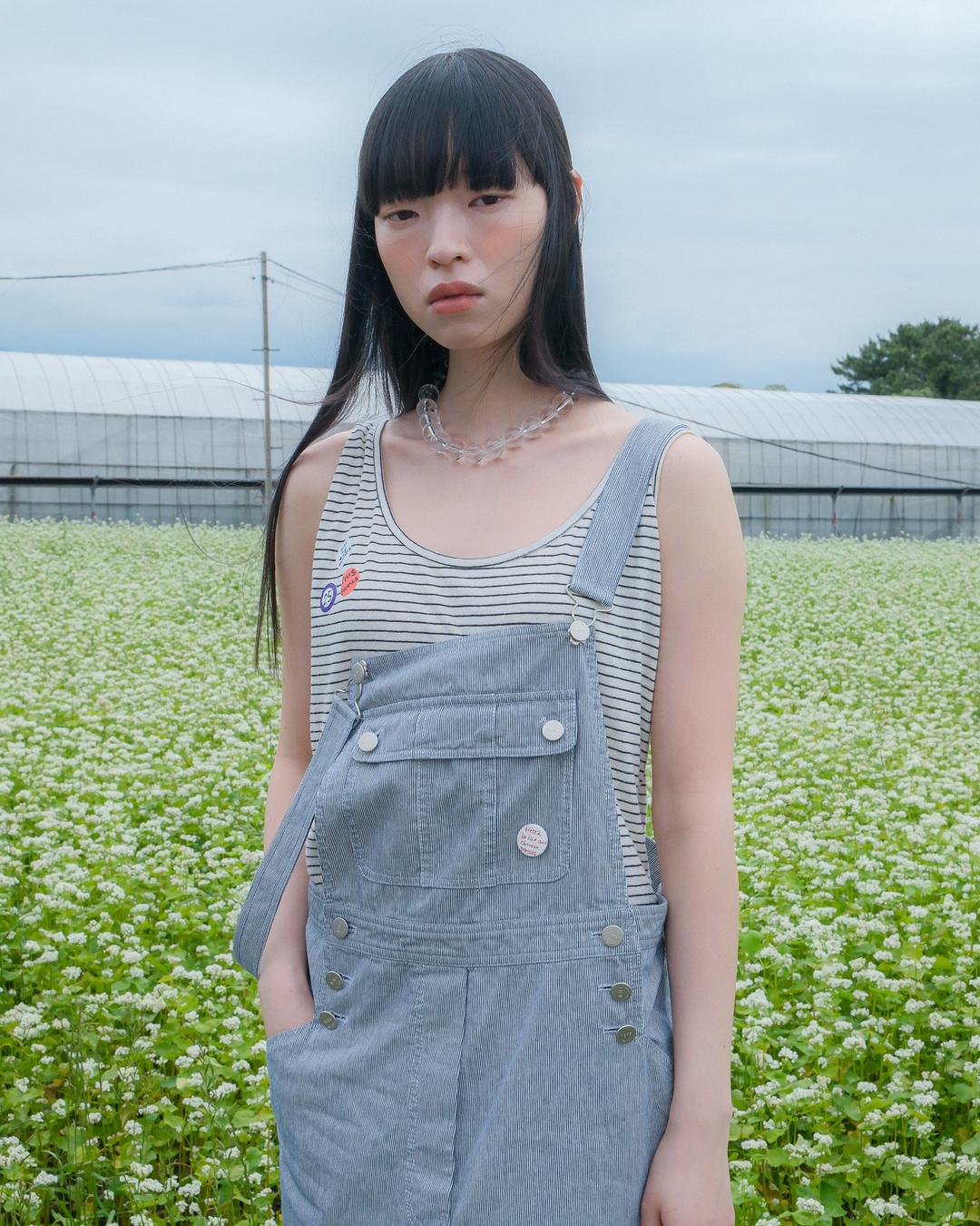 [2차] [Exclusive] flétta Stripe Sleeveless Top_4 Colors