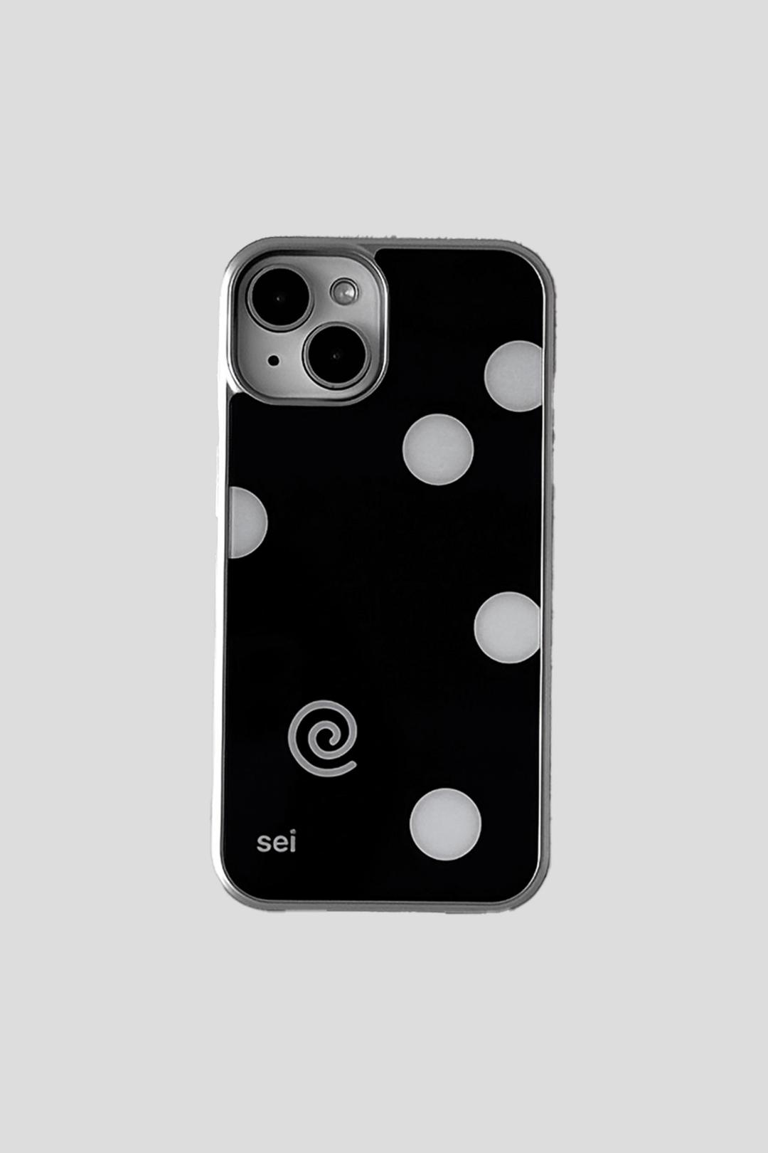 white ball glass bumper case 화이트 볼 글라스 범퍼 폰케이스