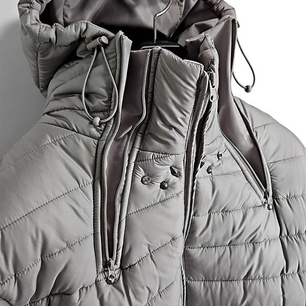 Kashiko western light puffer parka (gray)