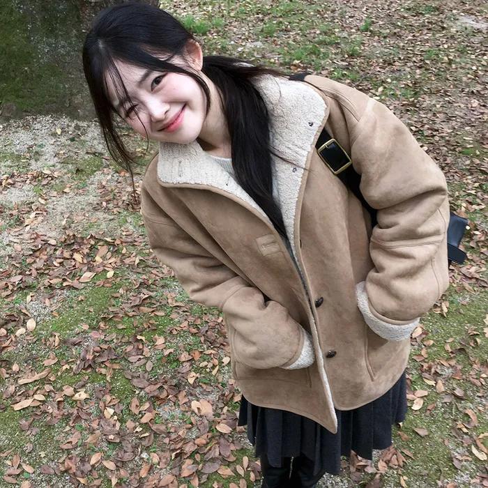 [SPECIAL-ORDER] [정린 착용/3차 REORDER] LINKING SHEARING MUSTANG [BEIGE]