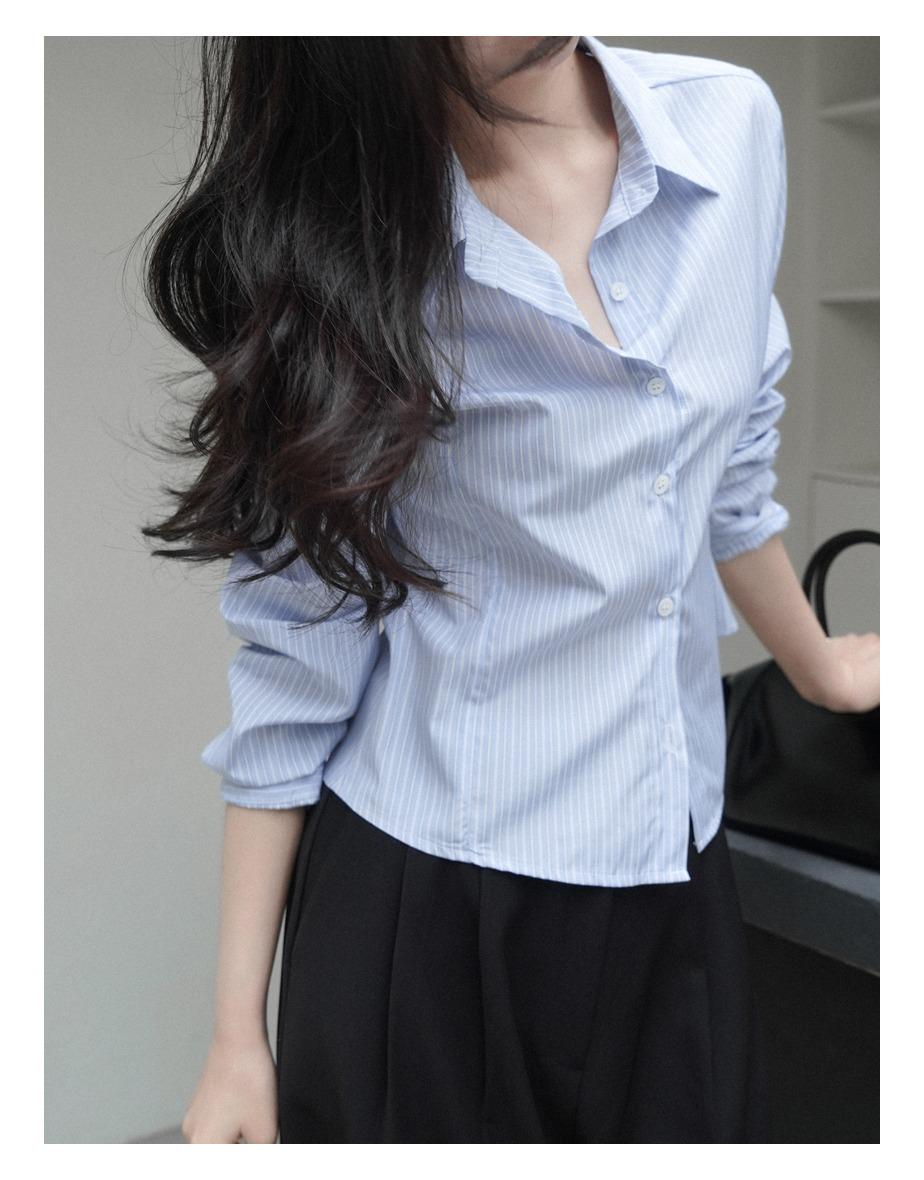 [5일소요] 캐럿 라인 스트라이프 셔츠 (2colors)
