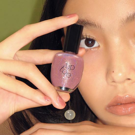 [NEW/올영단독판매] 팁토우 시럽 글리터 네일 폴리쉬 508 라벤더 리본