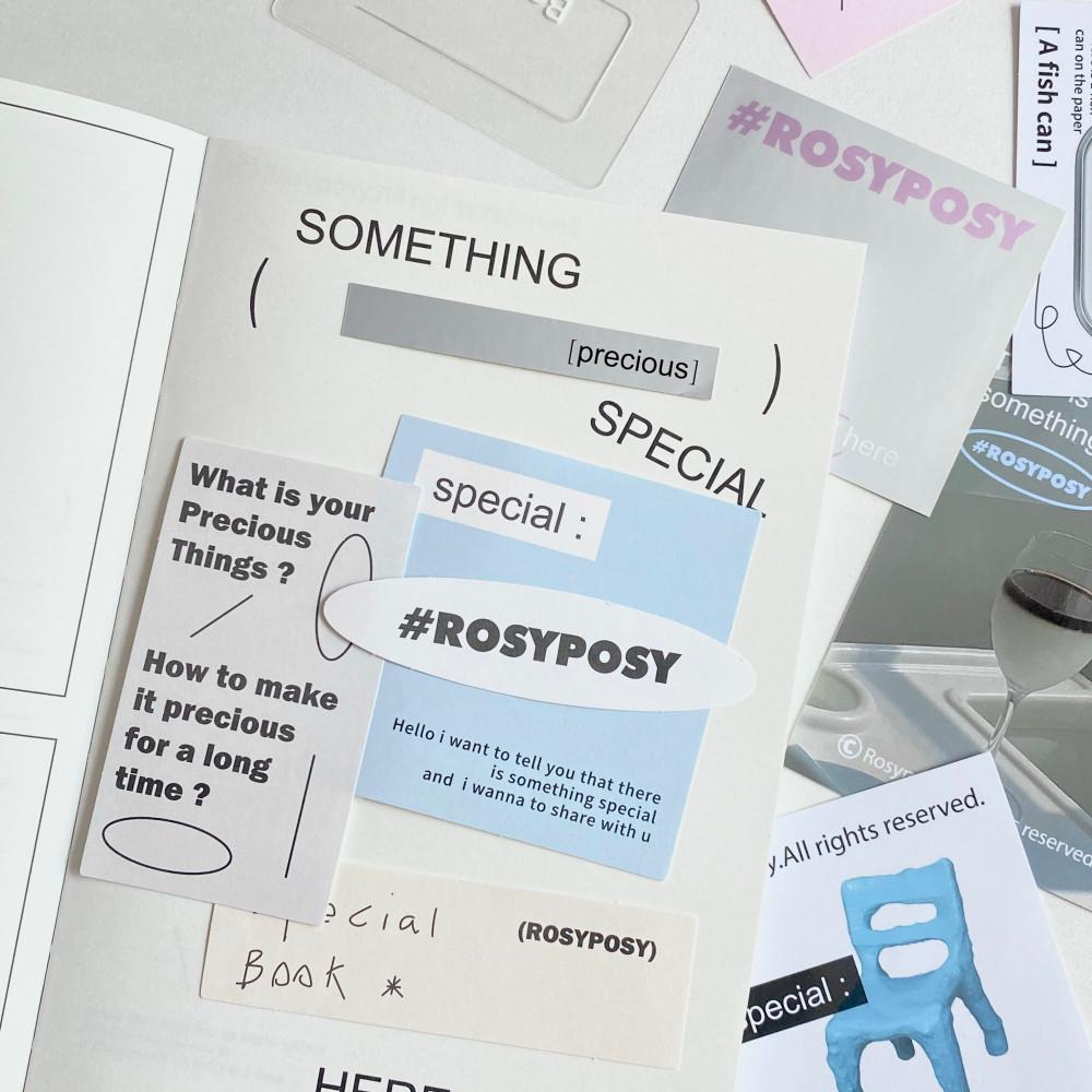 [scrapbook set] 스티커+카드+북마커세트 스크랩북 감성 다이어리 다꾸 노트