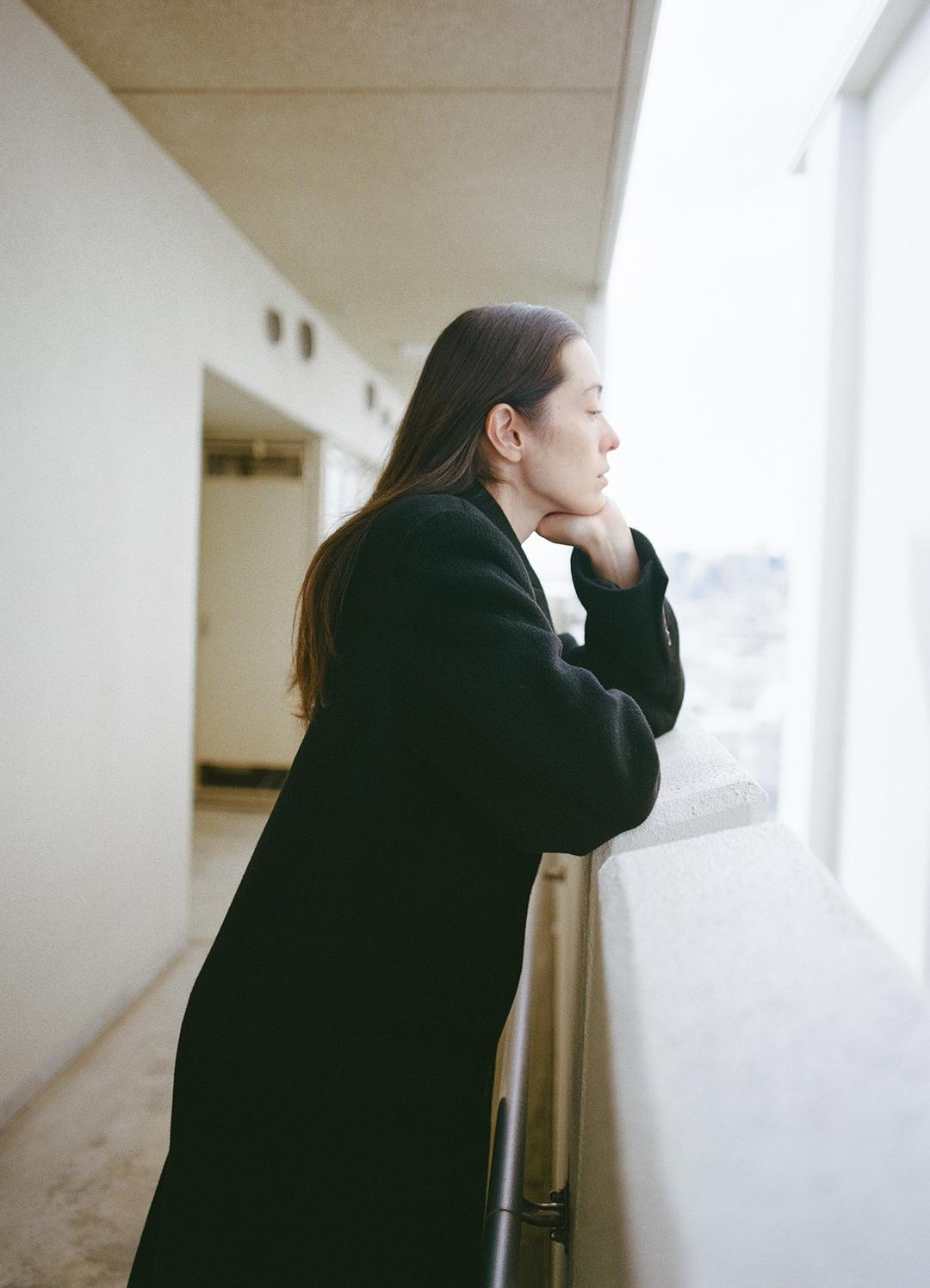 Erica Double Breasted Coat / Black