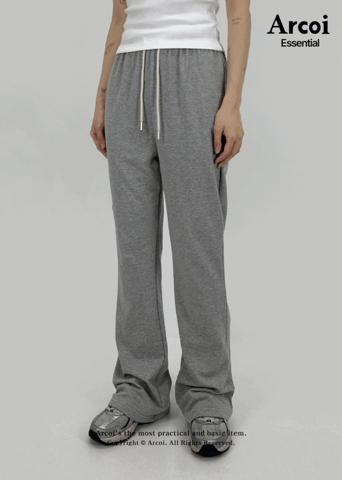 [ Arcoi Essential ] AE004 BOOTS CUT SUMMER LAYERED PANTS