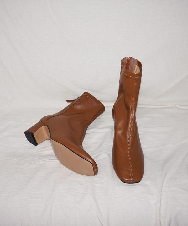 스퀘어 삭스부츠 5cm