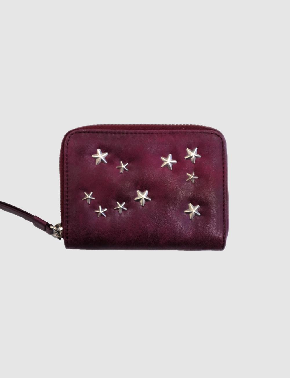 Gemini wallet, dark red