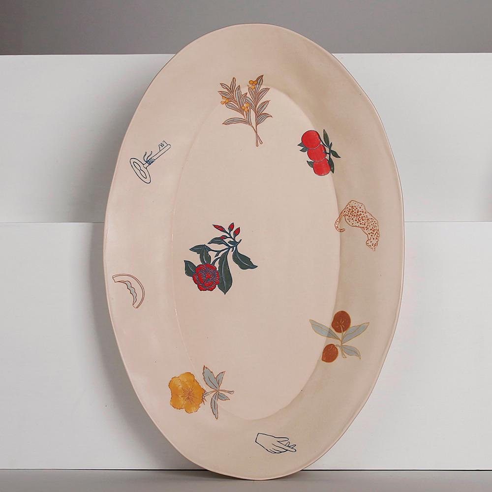 Dear plate large melon