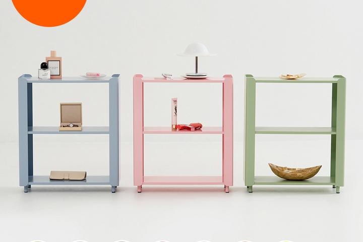 철제 수납 3단 선반장 엔젤 B시리즈 7colors