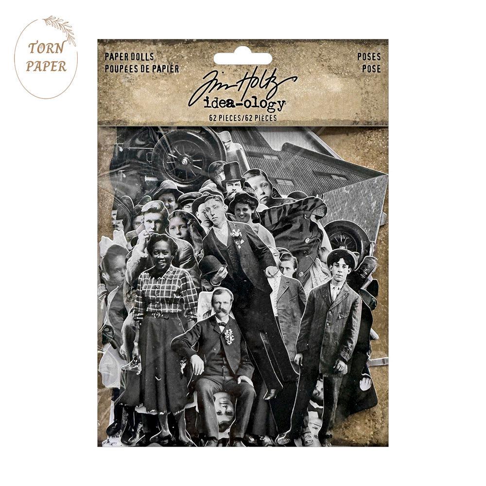 팀홀츠 Tim Holtz Idea-Ology TH94376 Paper Doll Poses TH 155