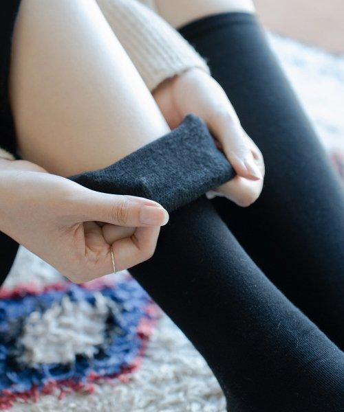 [5P] 여성 기모 니삭스 양말 2color