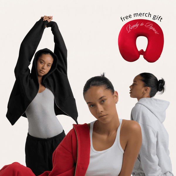 Boyfriend Sweats Set(+Travel Pillow)