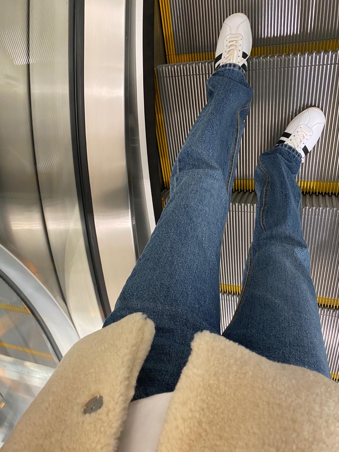 블랑 기모 데님팬츠