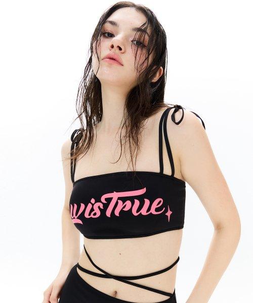 BE STRING BIKINI TOP(BLACK)