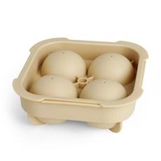 실리가든 실리콘 얼음틀 원형 4구 빅볼파스텔