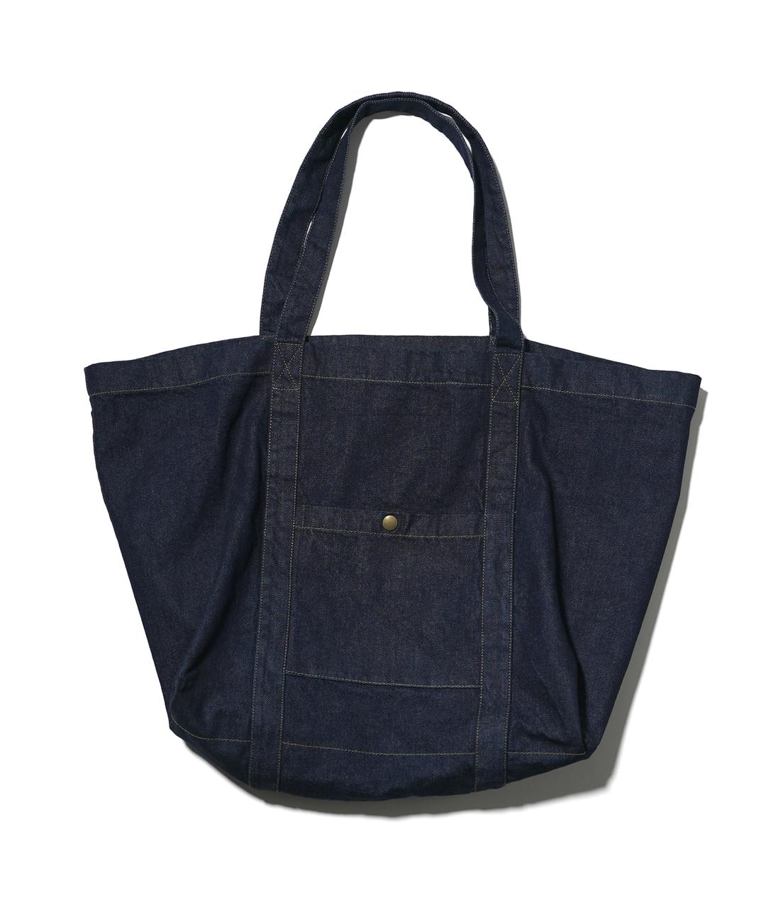 [25SS] Denim Tote Bag (Type2) - One Wash (Indigo)
