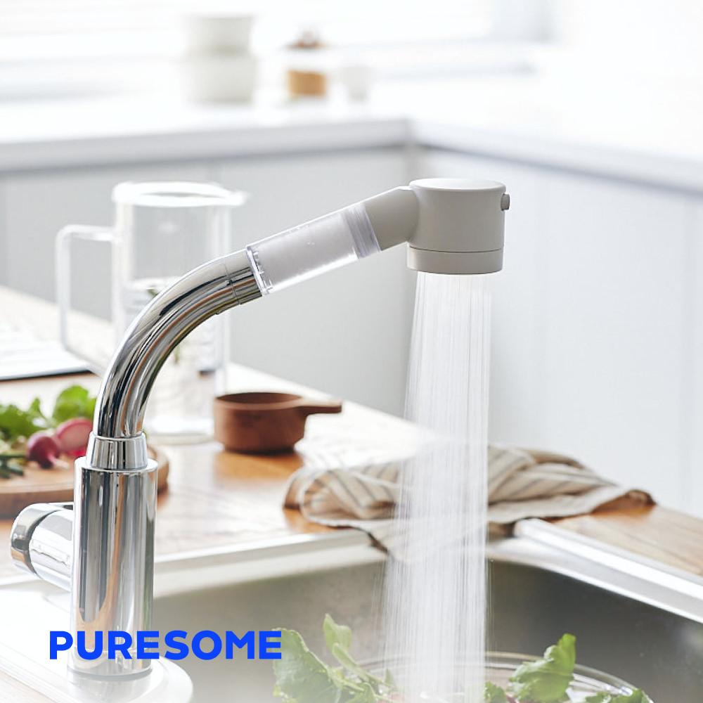 [6개월 세트] 퓨어썸 필터 주방용 + 퓨어필터 1박스 코브라타입 싱크대수전 수돗물필터 수도꼭지 교체