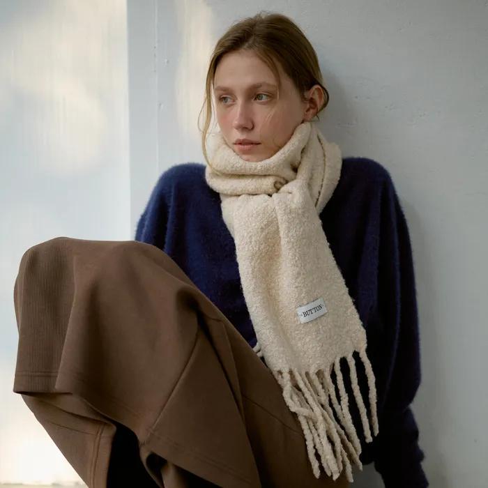 Wool Alpaca Muffler (5 colors)