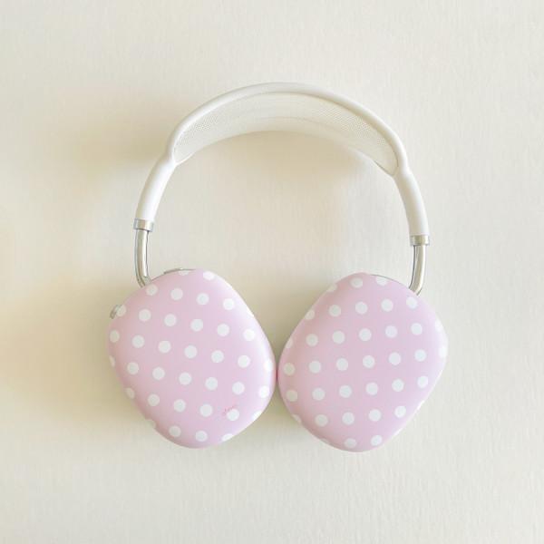[airpods max] pink dot matte hard