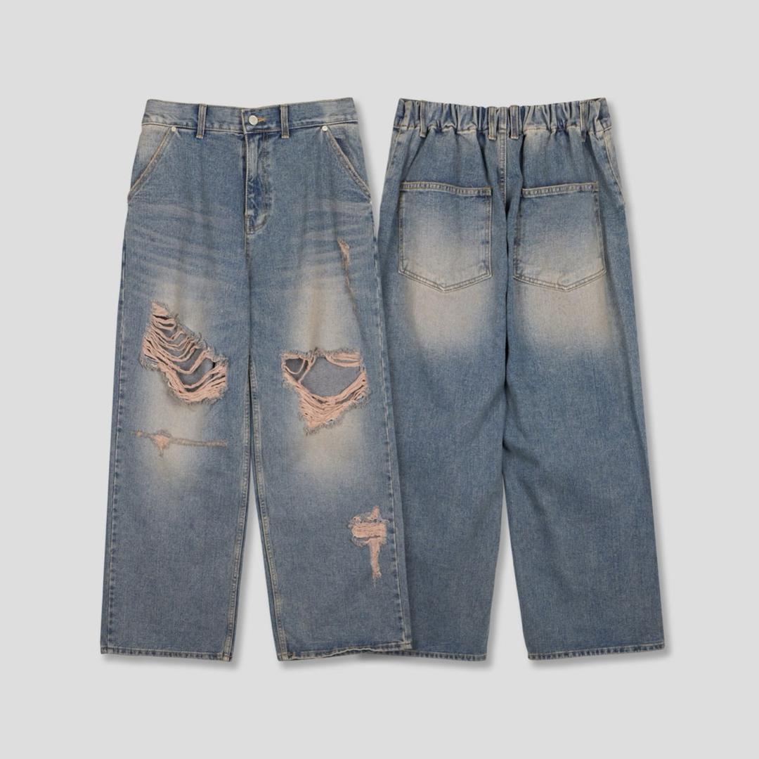 Mud wide denim PT