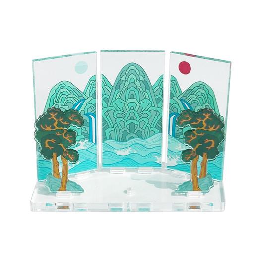 [불투명] 따사로이 피어나는 일월오봉도 병풍