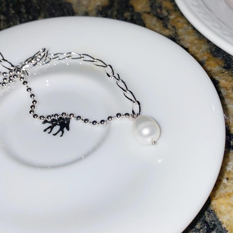 [예약주문/8월19일 이후 발송]Baroque Pearl Necklace